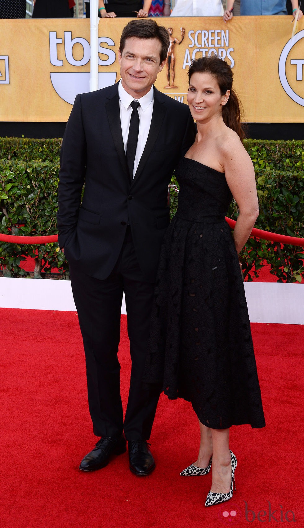 Jason Bateman y Amanda Anka en los Premios del Sindicato de Actores 2014