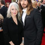 Jared Leto con su madre en los Premios del Sindicato de Actores 2014