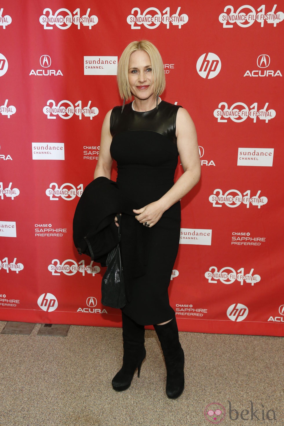 Patricia Arquette a su llegada al festival de cine 'Sundance' 2014