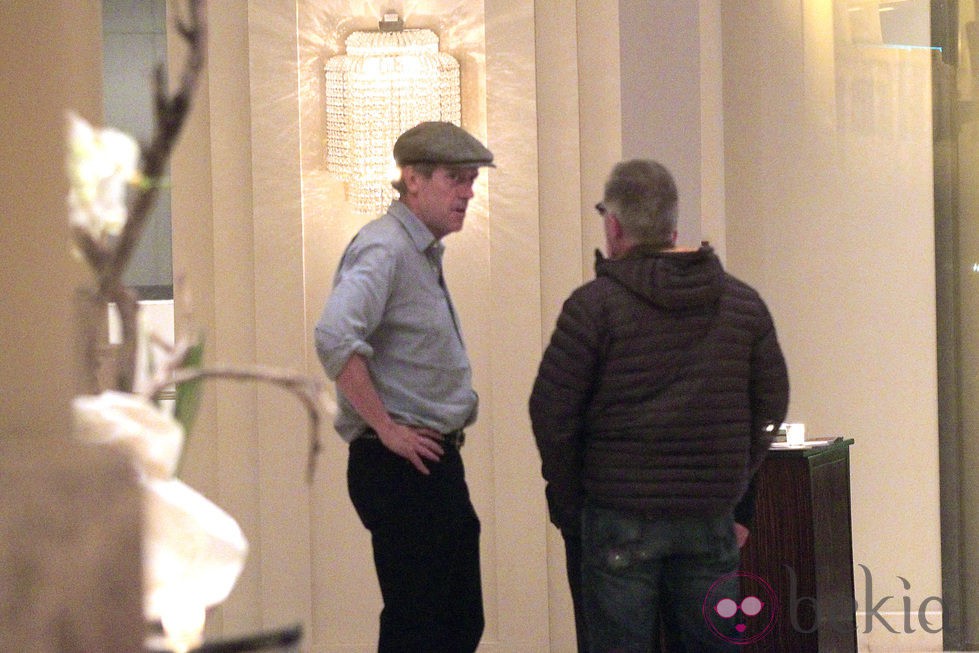 Hugh Laurie en un hotel de Valencia para el rodaje en la Ciudad de las Artes y las Ciencias de 'Tomorrowland'