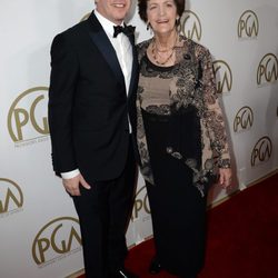 Steve Coogan y Philomena Lee en la gala de entrega de los Producers Guild Awards 2014