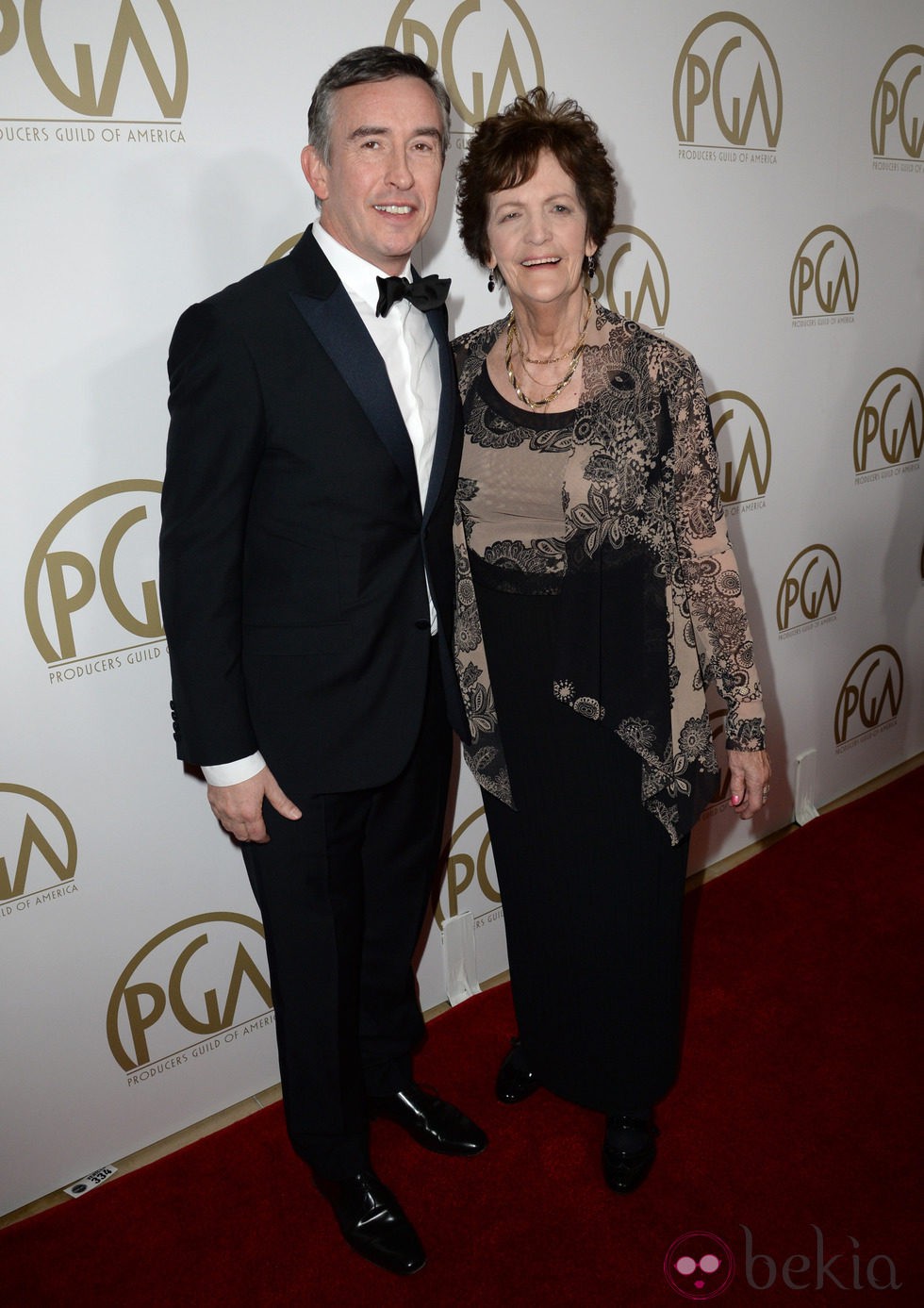 Steve Coogan y Philomena Lee en la gala de entrega de los Producers Guild Awards 2014