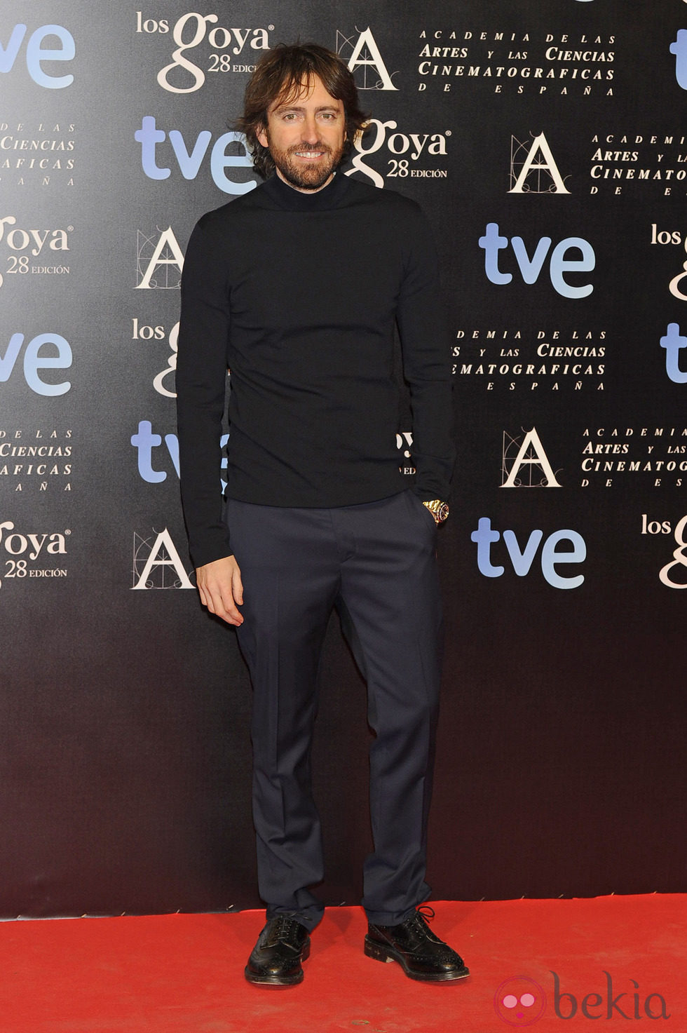 Daniel Sánchez Arévalo en la fiesta de nominados a los premios Goya 2014