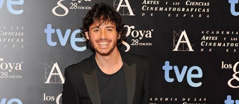 Javier Pereira en la fiesta de nominados a los premios Goya 2014