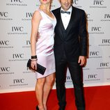 Luis Figo y Helen Swedin en la presentación de la colección 'Aquatimer' de IWC
