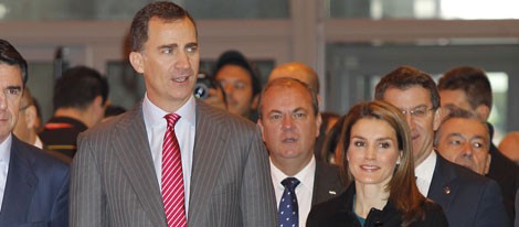 Los Príncipes Felipe y Letizia en la inauguración de FITUR 2014