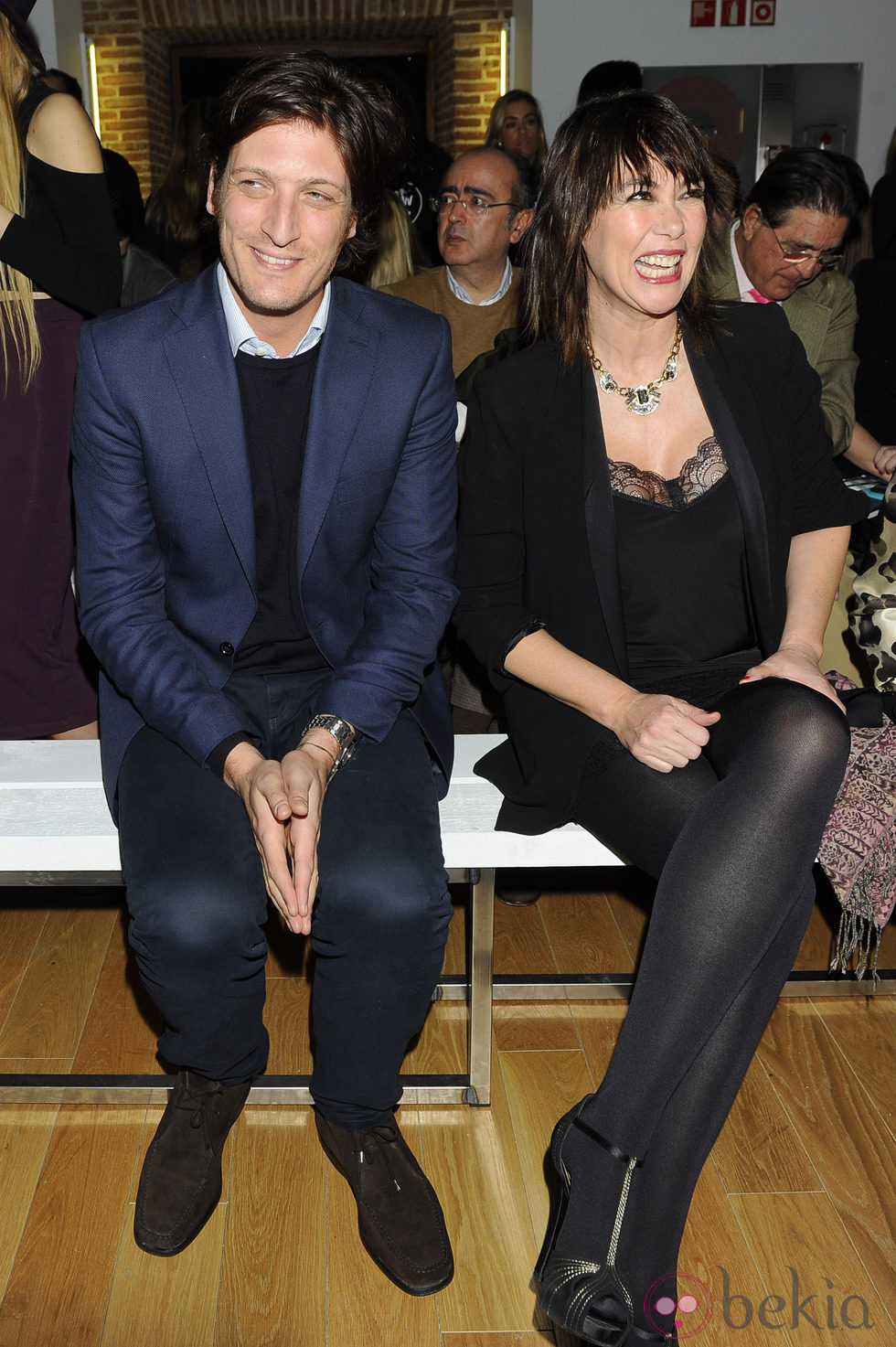 Luis Medina y Mabel Lozano en la tercera jornada de Madrid Fashion Show Men 2014