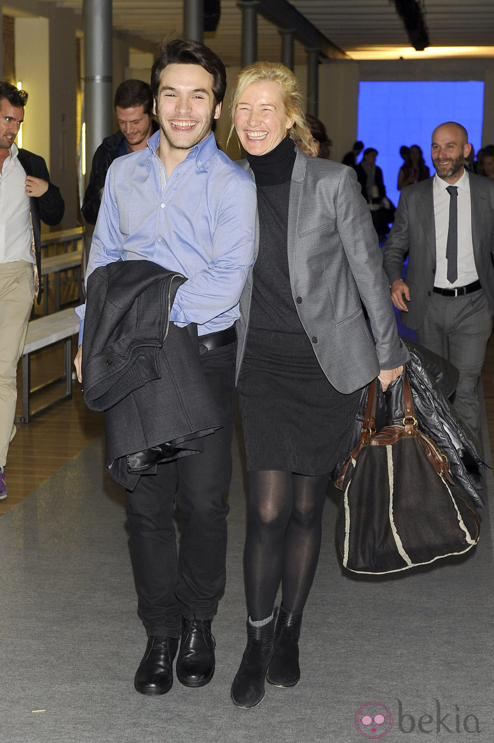 Ricardo Gómez y Ana Duato en la tercera jornada de Madrid Fashion Show Men 2014