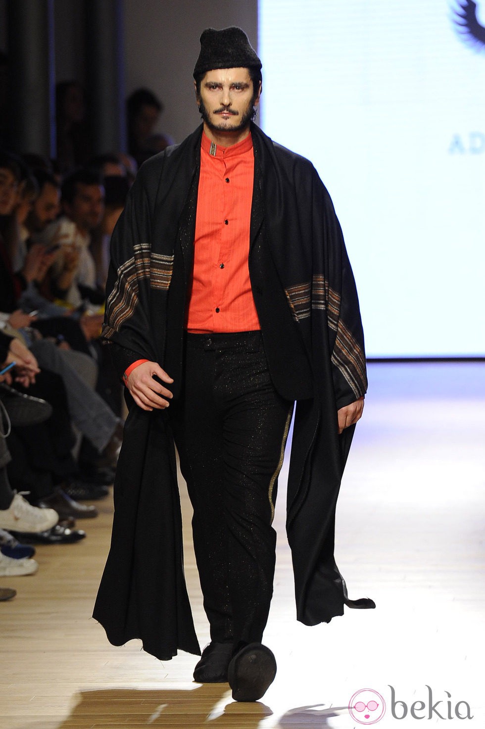 Antonio Pagudo desfilando en la tercera jornada de Madrid Fashion Show Men 2014