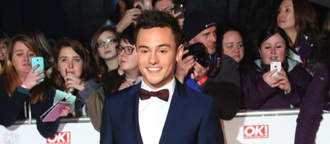 Tom Daley en los premios de la televisión británica 2014