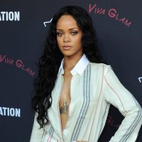 Rihanna en el brunch previo a la entrega de los Premios Grammy 2014