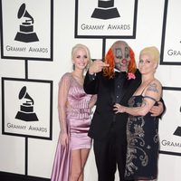 Slipknot en la alfombra roja de los Grammy 2014
