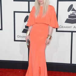 Natasha Bedingfield en la alfombra roja de los Grammy 2014