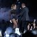 Beyoncé y Jay Z durante su actuación en los Grammy 2014