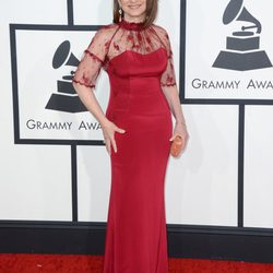 Gloria Estefan en la alfombra roja de los Grammy 2014