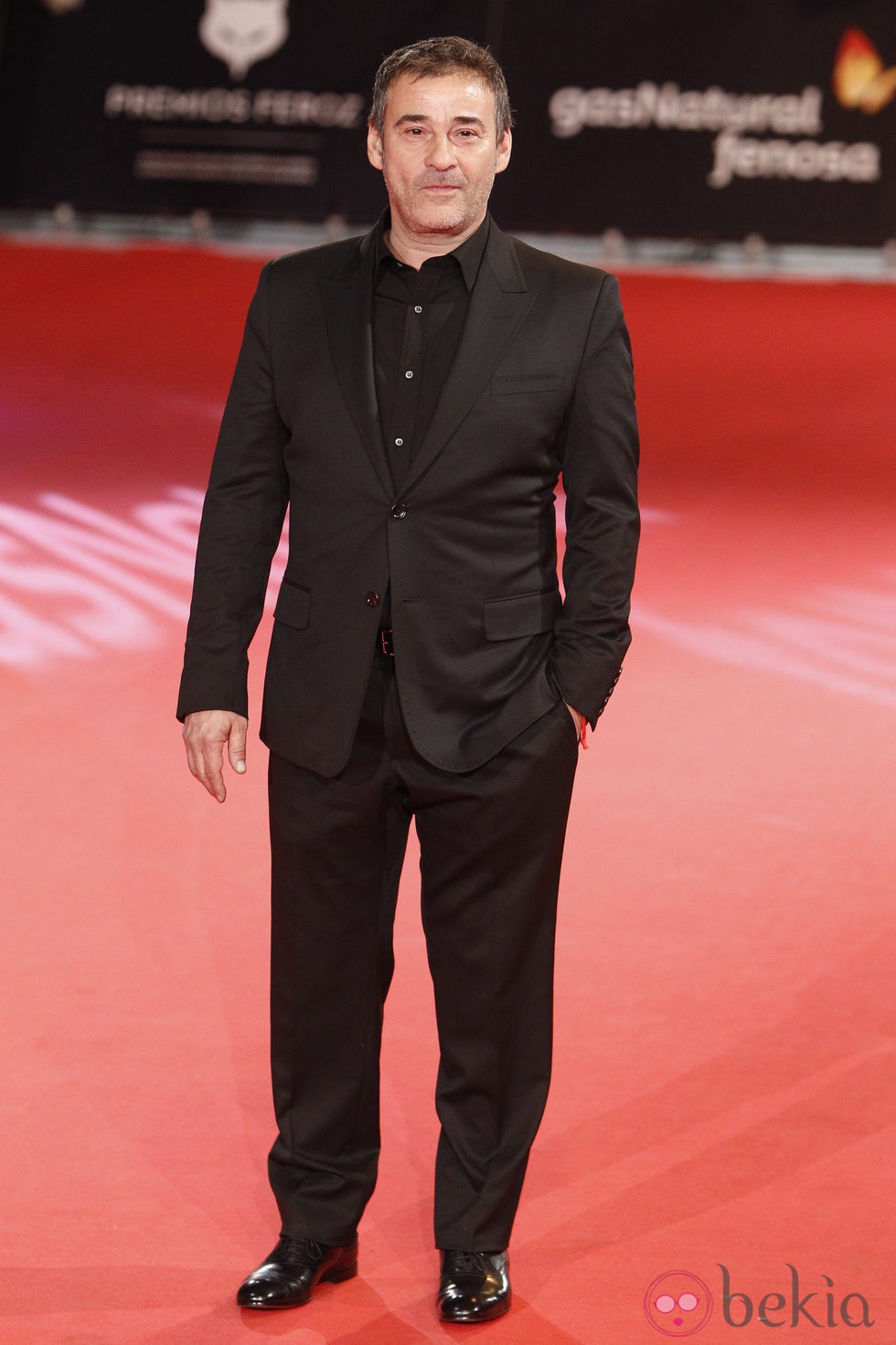 Eduard Fernández en la alfombra roja de los Premios Feroz 2014