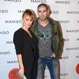 Víctor Valdés y Yolanda Cardona en el front row de Mango en la 080 Barcelona Fashion 2014