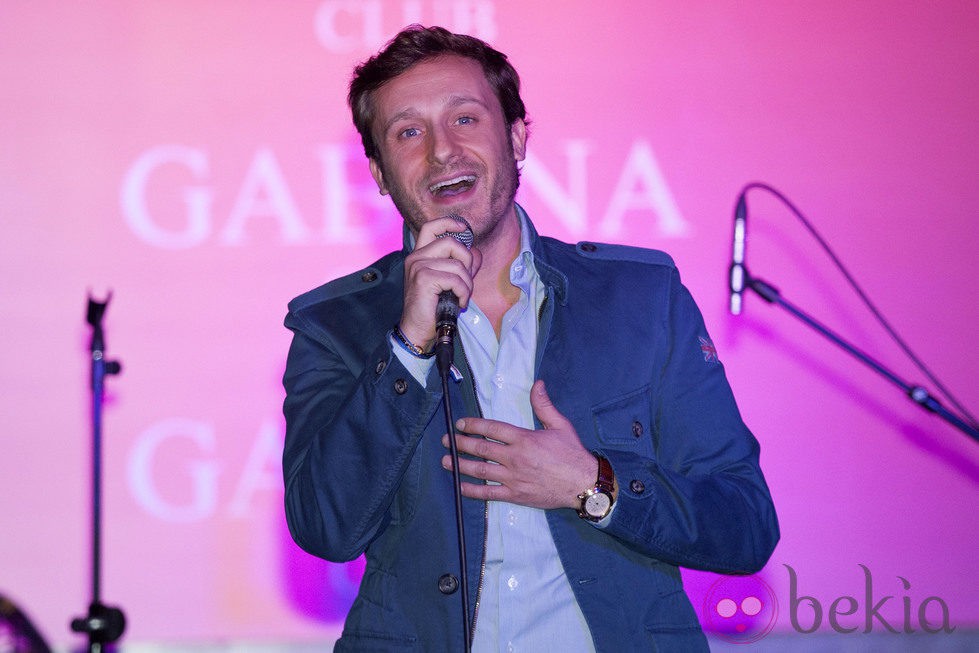 Juan Peña durante la presentación de su disco 'Infinito'