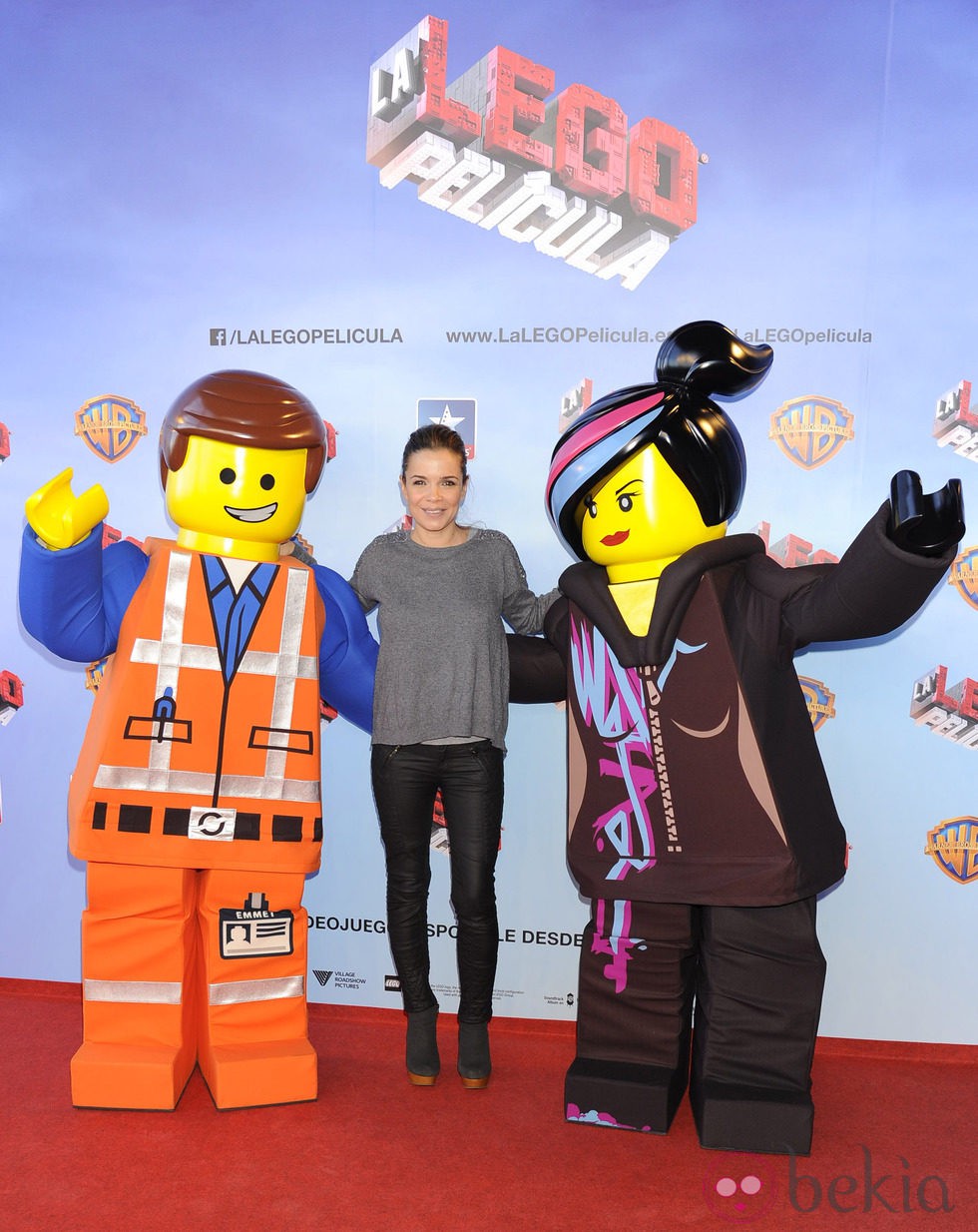 Carmen Chaparro en el estreno de 'La Lego Película'
