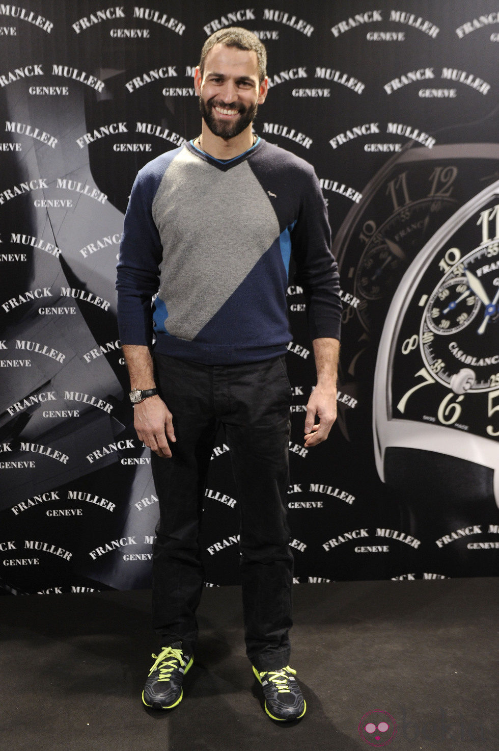 Darío Barrio en la inauguración de la primera tienda de Franck Muller en Madrid