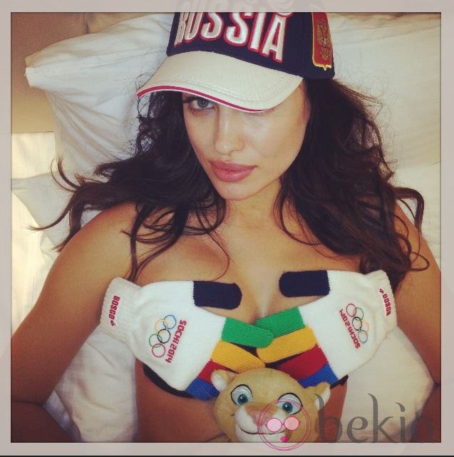 La equipación de Irina Shayk para los Juegos Olímpicos de Invierno de Sochi 2014