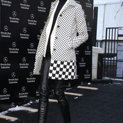 Karolina Kurkova en el desfile de Desigual de la Nueva York Fashion Week 2014