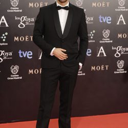 Hugo Silva en la alfombra roja de los Premios Goya 2014