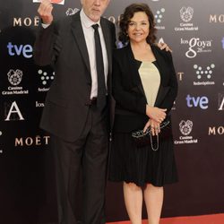 Fernando Trueba y Crsitina Huete en los Goya 2014