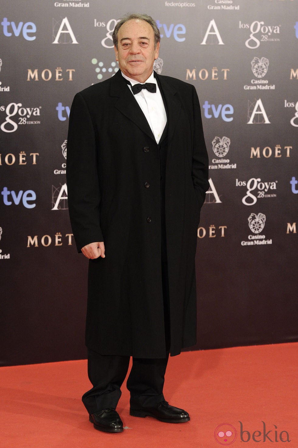 Tito Valverde en la alfombra roja de los Goya 2014