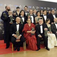 Posado de todos los ganadores de los Premios Goya 2014