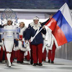 Irina Shayk encabeza la delegación de Rusia de Sochi 2014