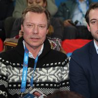 El Gran Duque de Luxemburgo y el Príncipe Félix de Luxemburgo en Sochi 2014