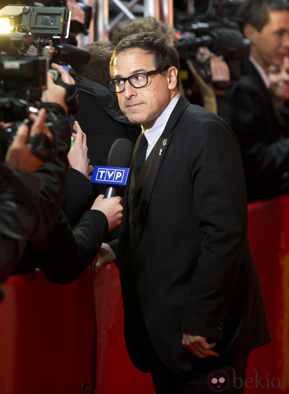 David O. Russel en la premiere de La Gran Estafa Americana en el Festival de Cine Internacional de Berlín 2014