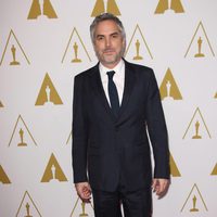 Alfonso Cuarón en el almuerzo de los nominados a los Oscar 2014