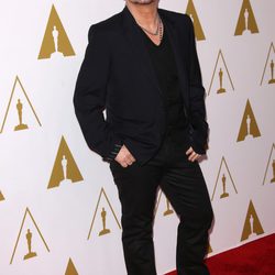 Bono en el almuerzo de los nominados a los Oscar 2014
