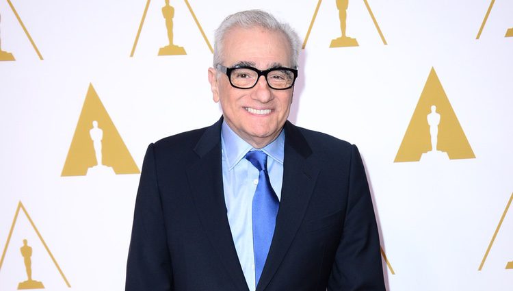Martin Scorsese en el almuerzo de los nominados a los Oscar 2014