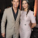 Matthew McConaughey y Camila Alves en el almuerzo de los nominados a los Oscar 2014