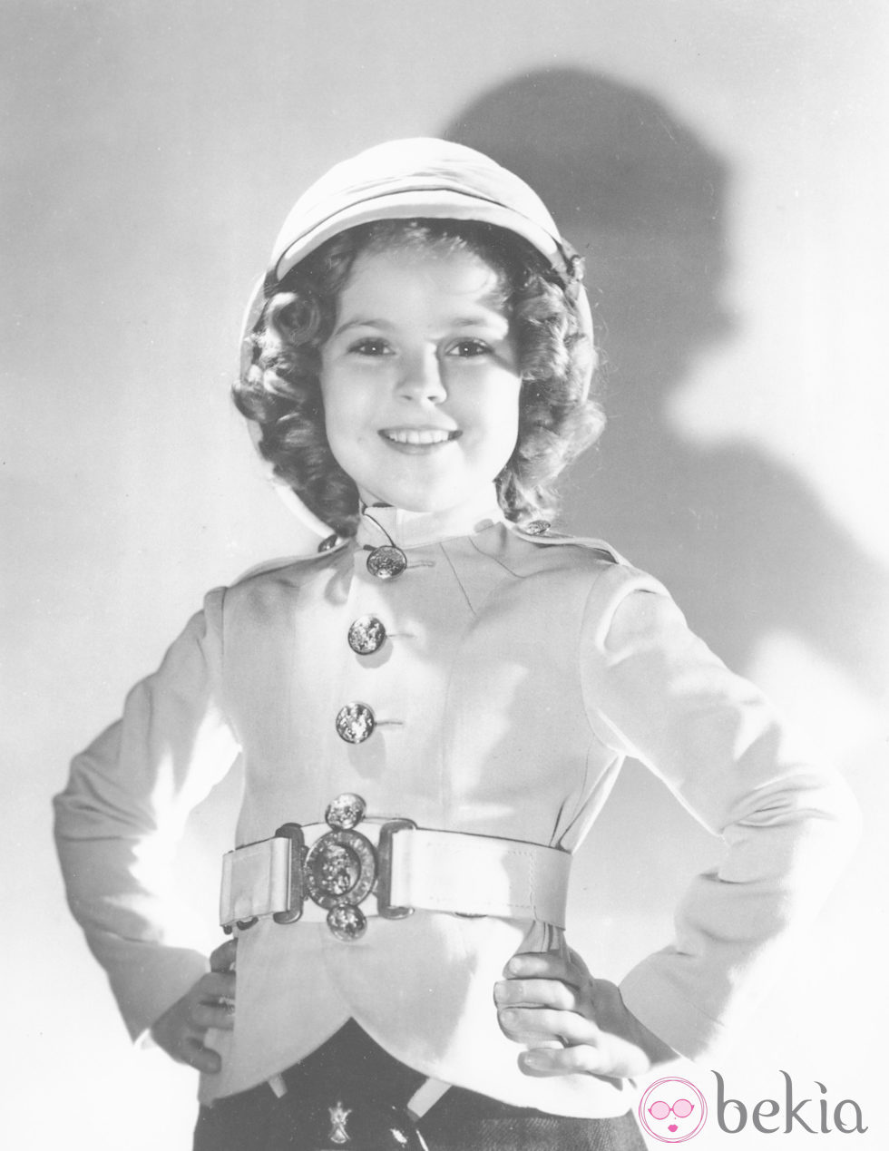 Shirley Temple en un fotograma de 'La mascota del regimiento'