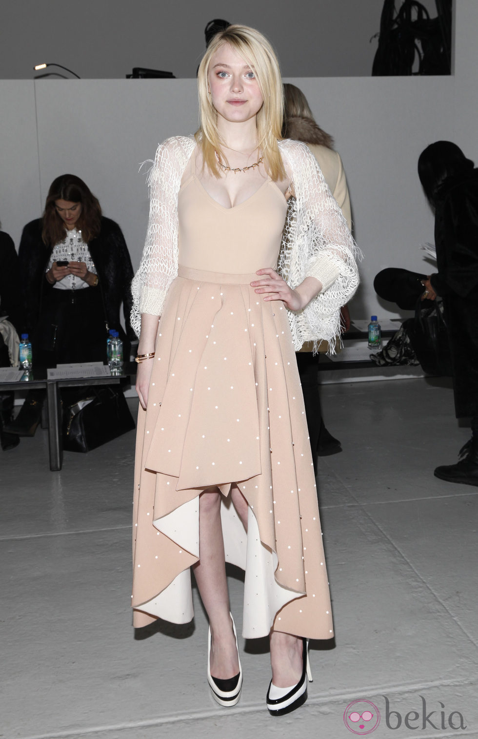 Dakota Fanning en la Semana de la Moda de Nueva York 2014