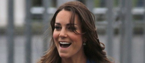 Kate Middleton a su llegada al Instituto Northolt para niños con discapacidades