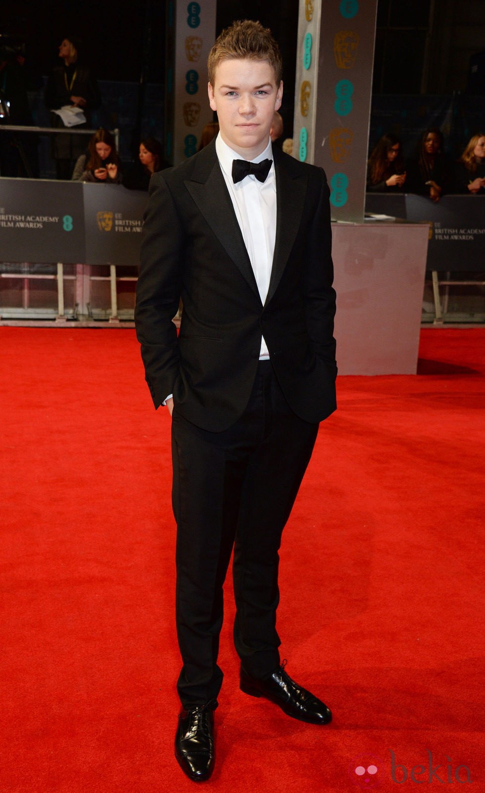 Will Poulter en los BAFTA 2014