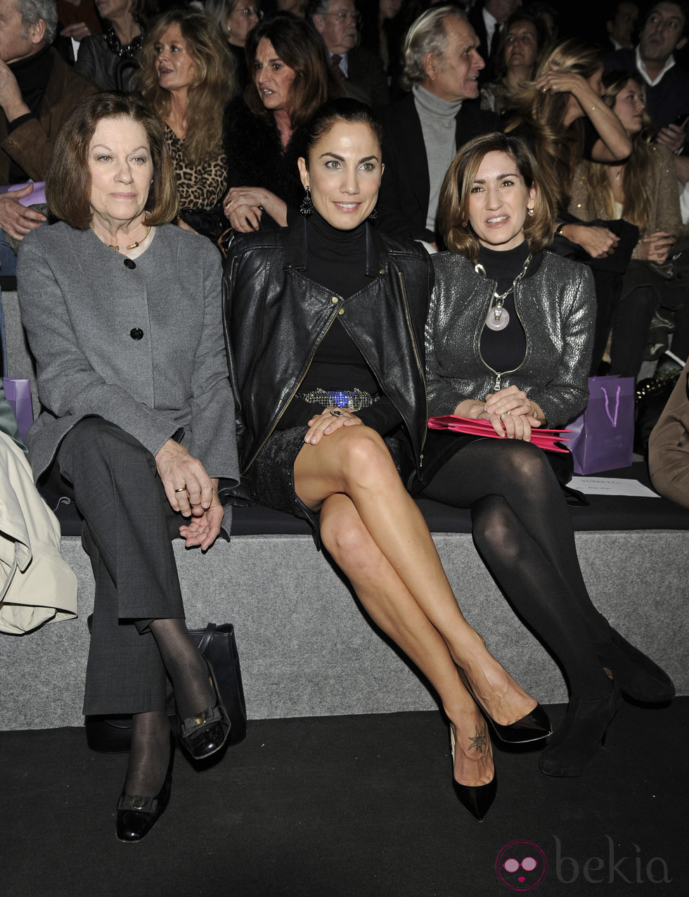 Natalia Figueroa, Toni Acosta y Alejandra Martos en el desfile de Roberto Torretta en Madrid Fashion Week otoño/invierno 2014/2015