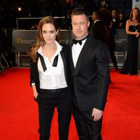 Brad Pitt y Angelina Jolie en los BAFTA 2014