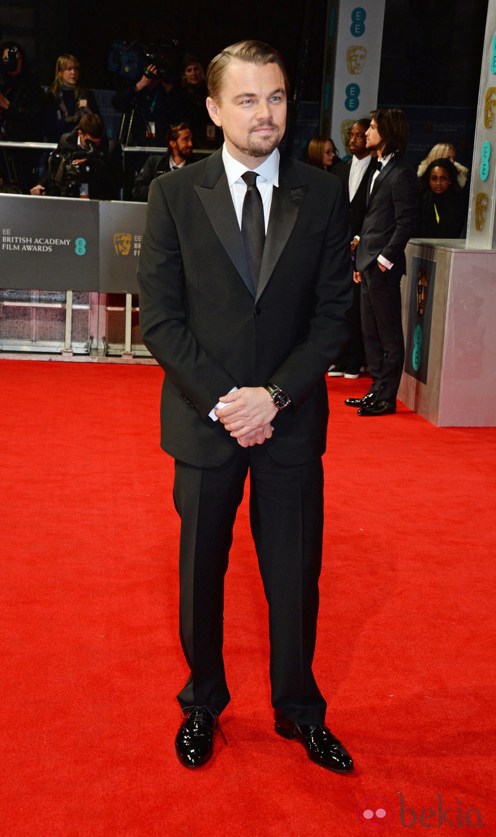 Leonardo DiCaprio en la alfombra roja de los BAFTA 2014