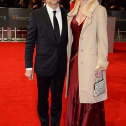 Stanley Tucci y Felicity Blunt en los BAFTA 2014