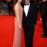 Daniel Brühl y Felicitas Rombold en los BAFTA 2014