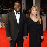 Steve McQueen y Bianca Stigter en la alfombra roja de los BAFTA 2014