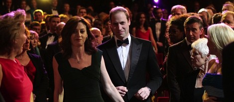 El Príncipe Guillermo en la Royal Opera House de Londres en los BAFTA 2014