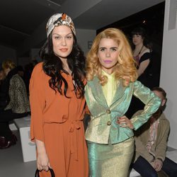 Jessie J y Paloma Faith en el front row de la Semana de la Moda de Londres 2014