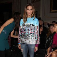 Olivia Palermo en el front row de la Semana de la Moda de Londres 2014